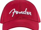 Fender Logo Stretch CAP, RED кепка, цвет красный