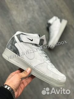 Nike Air Force 1 красно белые