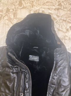 Armani куртка зима натур кожа L