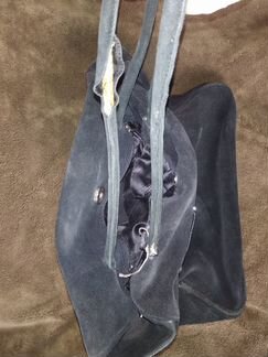 Замшевая сумка