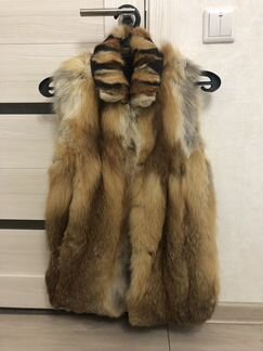 Жилет из лисы