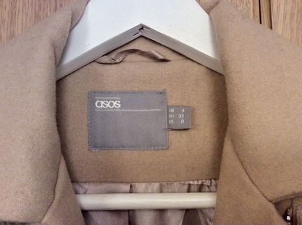 Пальто в байкерском стиле ASOS