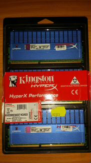 Kingston HyperX 6GB (3x2Gb) DDR3 2000 CL9