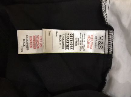 Брюки школьные Marks & Spencer, 10-11 лет, 2 пары