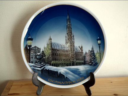 Рождественская настенная тарелка Rosenthal