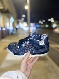Air jordan 4 retro sashiko deep ocean