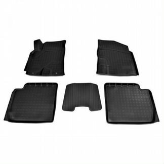 Коврики салона Chery Tiggo 3 (2016.) черные 3D