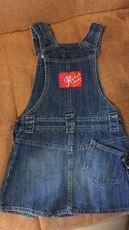 Джинсовый сарафан для девочки