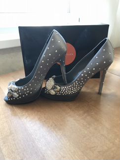 Туфли Karen Millen, серые, размер 38