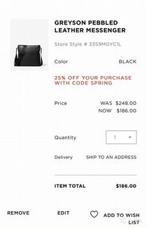 Michael Michael Kors сумкаGreyson мужская новая