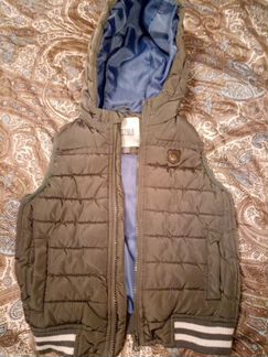 Жилет дутый теплый размер 2