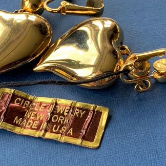 Клипсы в форме сердца