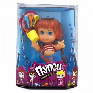 Пупс с игрушками для песочницы 1Toy