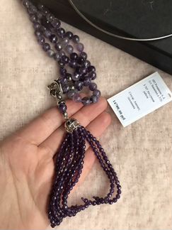 Колье с чокером из аметиста Sautoir