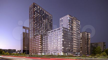 1-к апартаменты, 43.1 м², 2/9 эт.