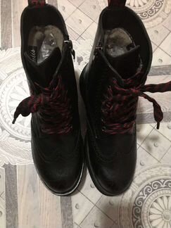 Зимние стильные ботинки с 36-41