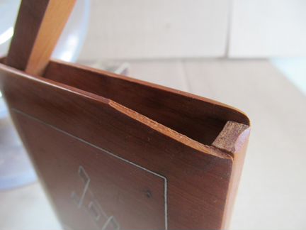 Портсигар антикварный дерево