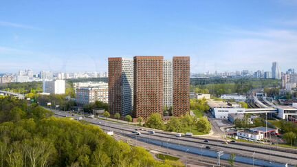 2-к апартаменты, 52.4 м², 12/28 эт.