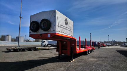Новый низкорамный трал hartung 945000 62 тонны