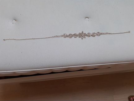 Свадебное колье из бижутерии