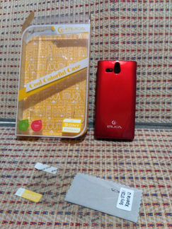 Чехол+Плёнка для Sony ST25i Xperia U