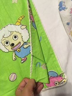 Новый детский пододеяльник 210х155 на молнии