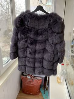 Шуба песец 2в1 70 см