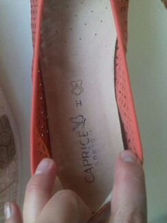 Балетки туфли натуральная кожа новые Caprise