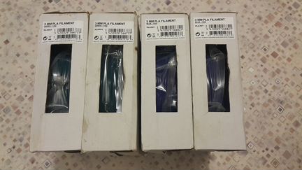 Филамент PLA 3мм для 3D-принтера синий и зелёный