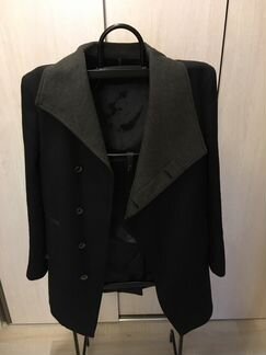 Осеннее пальто Zara black tag