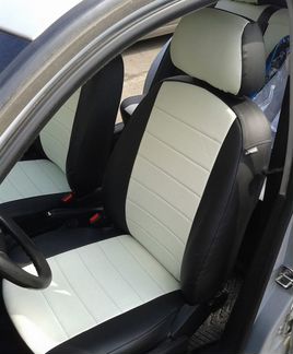 Модельные чехлы Фольксваген Тигуан 1 из экокожи