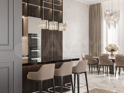 3-к квартира, 133.8 м², 13/17 эт.