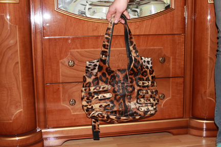 Сумка Jimmy Choo леопардовая б/у