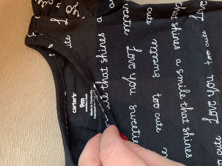 Боди новые Carter’s 9 мес