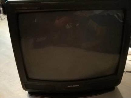 Телевизор Sharp.Рабочий с пультом