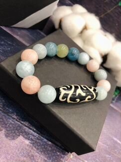 Браслет с редкой Бусиной Дзи Тара Лотос.Для женщин