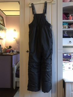 Брюки-комбинезон зима 128 см - 7 лет pulka