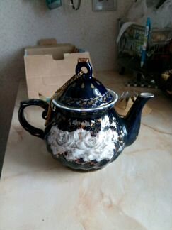 Заварочный чайник кобальт