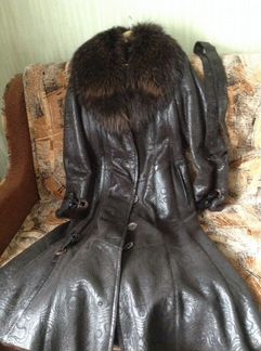 Дубленка новая длинная