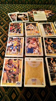 Баскетбольные карточки nba 1991-1992