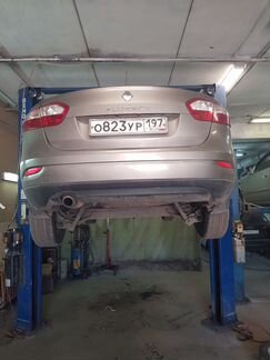 Замена катализатора на пламегаситель, гофра. Аргон