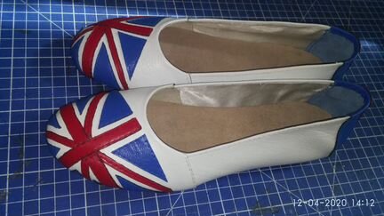 Балетки. Обувь ручной работы новые.Hand made