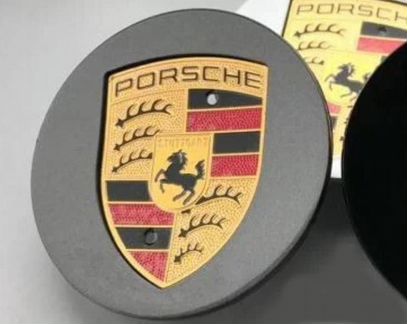 Колпачки заглушки в литой диск Порше Porsche