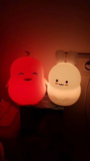 Силиконовый ночник (зайка,медвежонок,пингвиненок)