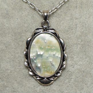 Подвеска Родник (гелиотис 18х25мм)