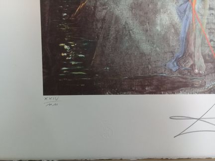 Литография Dali Дали Jobin Paris библиофильская