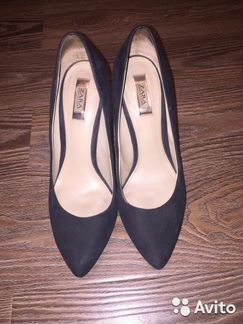 Замшевые туфли zara