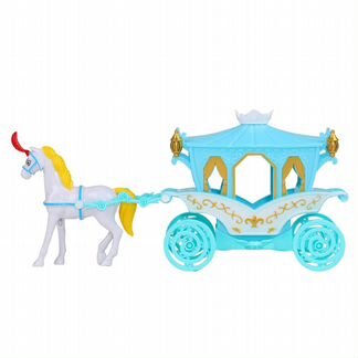 Карета с лошадкой Amore Bello свет и звук, на батарейках (JB0207204)