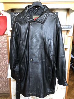 Новая Кожаная куртка - плащ пальто из Америки XL р