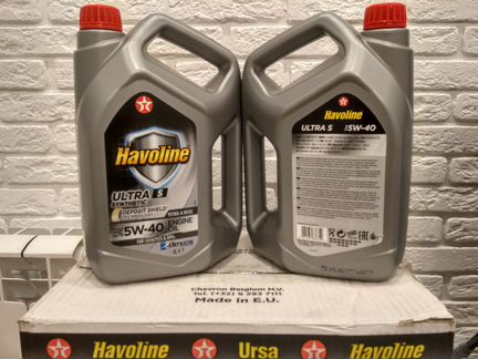 Масло моторное Texaco Havoline Ultra-S 5w-40 4l